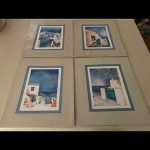 Greece Scene Prints (4)